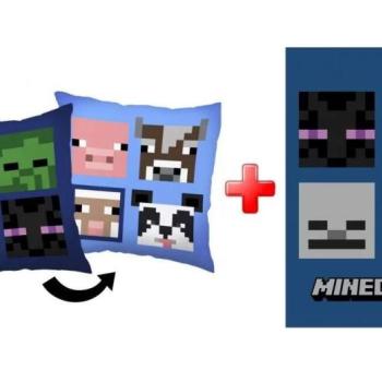 Minecraft párna és takaró szett mobs kép