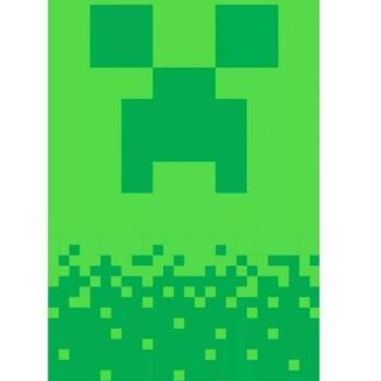 Minecraft törölköző fürdőlepedő Creeper kép