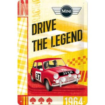 Mini – Drive The Legend - Fémtábla kép