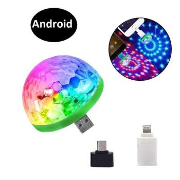 Mini RGB disco gömb Andriod csatlakozóval kép