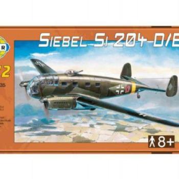 Modell Siebel Si 204 D/E 1:72 29,5 x 16,6 cm kép