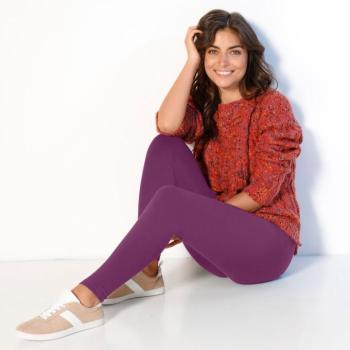 Molton meleg leggings magas derekú kép