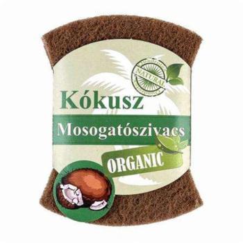 Mosogatószivacs, 2 db, BIO NATURAL, kókusz kép