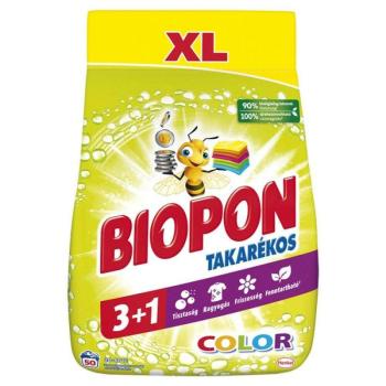 Mosópor 3 kg (50 mosás) színes ruhákhoz Biopon Takarékos Color kép