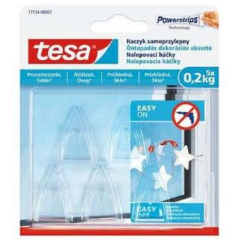 Műanyag akasztó, ragasztócsíkkal, kis méret, TESA &quot;Powerstrips®&quot;,... kép