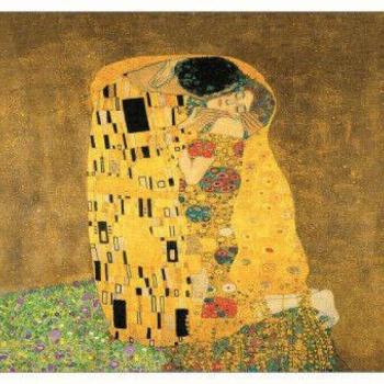 Műanyag tányéralátét 45x30cm, Klimt: The Kiss kép