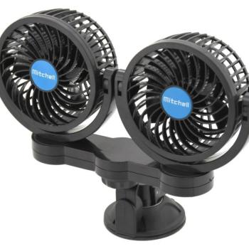 Műszerfal Mitchell Duo Ventilátor 12 V kép