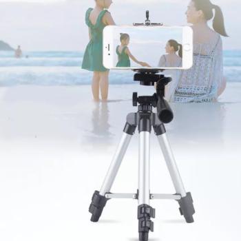 Nagy Tripod - Nagy méretű, három lábú kamera és telefontartó! kép