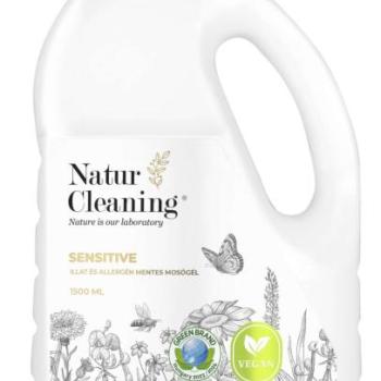 Naturcleaning illat és allergénmentes mosógél 1500ml - Sensitive kép