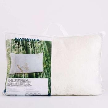 NATURTEX Memory Bamboo Basic párna, hordtáskában, fehér kép