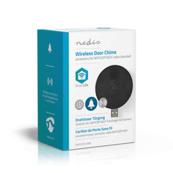 NEDIS SmartLife Csengő Wi-Fi | Kiegeszitõ ehhez:: WIFICDP10GY | U... kép