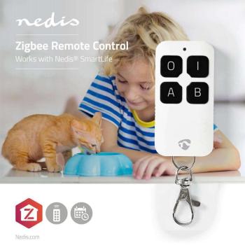 Nedis ZBRC10WT okos riasztó, SmartLife Távirányító Zigbee 3.0 Gom... kép