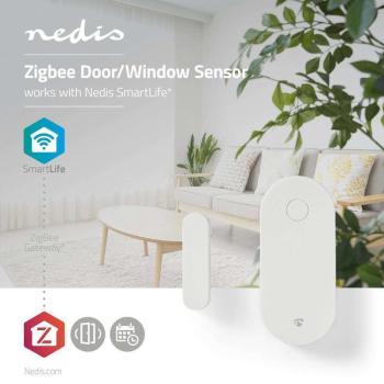 Nedis ZBSD10WT okos riasztó, wifi-s nyitásérzékelő, belépésjelző,... kép