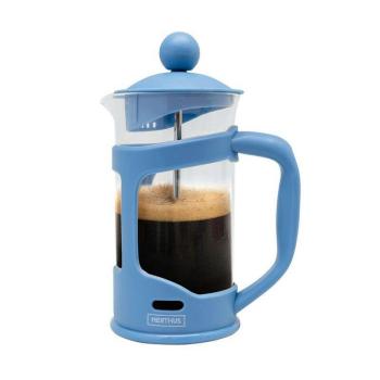 Nerthus French Press kávé és teafőző 350 ml, kék kép