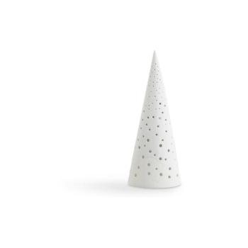 Nobili fehér csontporcelán karácsonyi gyertyatartó, magasság 25,5 cm - Kähler Design kép