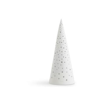 Nobili fehér csontporcelán karácsonyi gyertyatartó, magasság 30 cm - Kähler Design kép