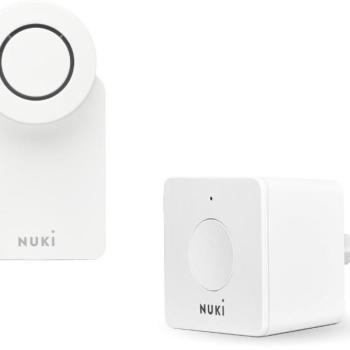 NUKI Smart Lock 3.0 + Bridge fehér kép