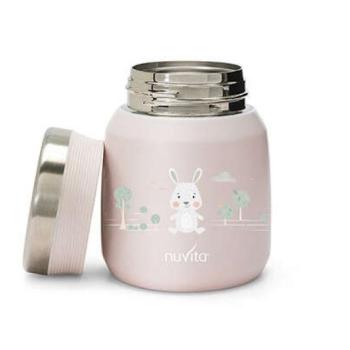 Nuvita ételtároló termosz 300ml - light pink 4471 kép