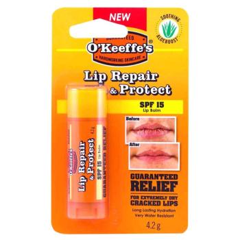 Okeeffes Lip Repair &amp; Protect SPF 15 Ajakápoló stift 4,2g kép