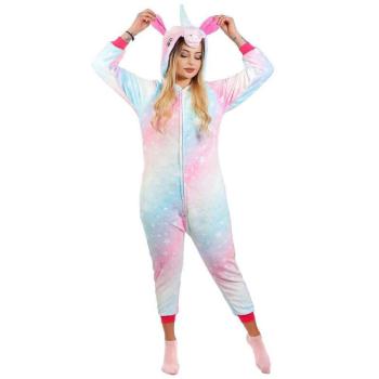 Onesie női pizsama, egyszarvú modell, L-es méret kép