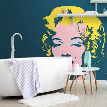 Öntapdó tapéta Marilyn Monroe v pop art dizájnban kép