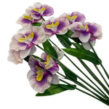 Orchidea művirág csokor, 10 szál 62 cm - MS-1011 kép