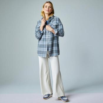 Oversize ingkabát kockás mintával kép