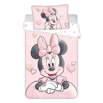 Pamut ágyneműhuzat babaágyhoz 100x135 cm Minnie – Jerry Fabrics kép