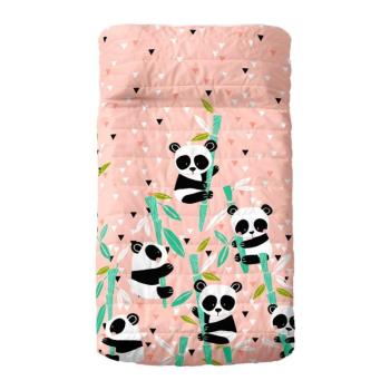 Pamut gyerek ágytakaró 130x100 cm Panda – Moshi Moshi kép