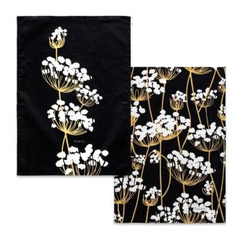 Pamut konyharuha szett 2 db-os 50x70 cm Golden sprouts – Blanc kép