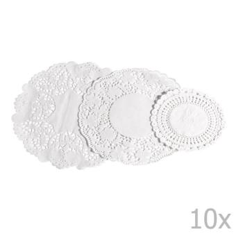 Papír tányéralátét készlet 30 db-os 26x26 cm Doilies – Premier Housewares kép