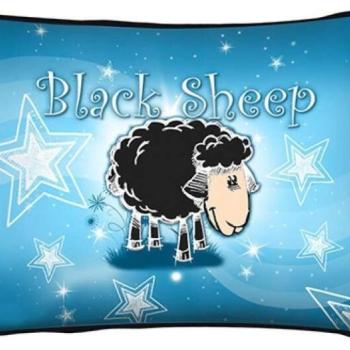 Párna 37cm, Fekete bárány Black Sheep New P001 kép