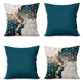 Párnahuzat készlet 4 db-os 43x43 cm Optic - Minimalist Cushion Covers kép