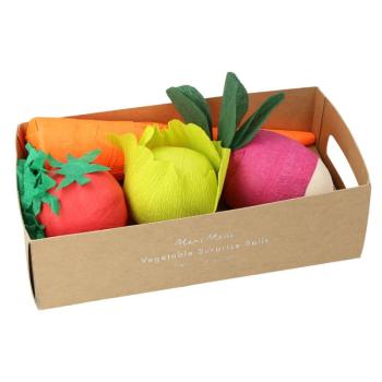 Parti kiegészítő készlet 4 db-os Vegetable Surprise Balls – Meri Meri kép