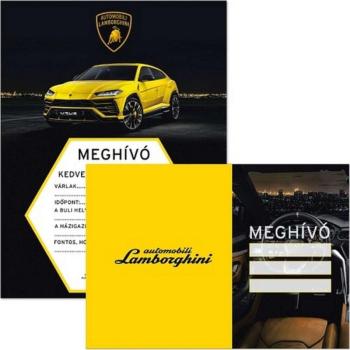 Party Meghívó borítékkal Lamborghini, autó 19 Ars Una kollekció ! kép