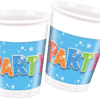 party pohár műanyag 8 db-os 200 ml kép