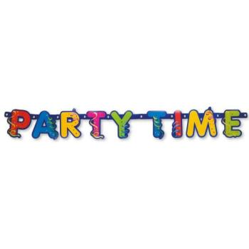 Party Streamers Time felirat kép