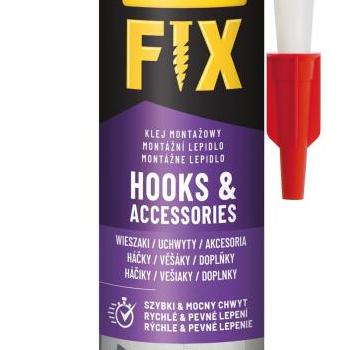 PATTEX FIX Hooks & Accessories (kampók & tartozékok) 440 g kép