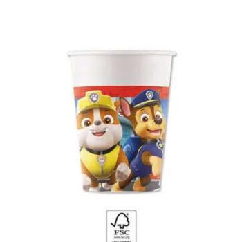 Paw Patrol Rescue Heroes, Mancs Őrjárat papír pohár 8 db-os 200 ml FSC kép