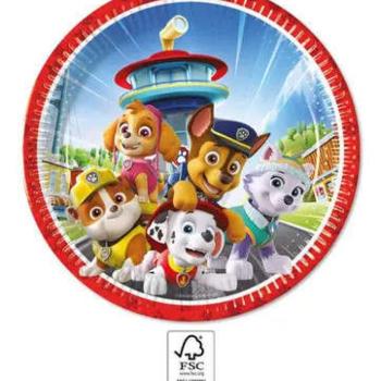 Paw Patrol Rescue Heroes, Mancs Őrjárat papírtányér 8 db-os 23 cm FSC kép