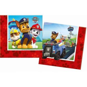 Paw Patrol Rescue Heroes, Mancs Őrjárat szalvéta 20 db-os, 33x33 cm kép