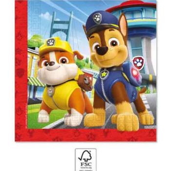 Paw Patrol Rescue Heroes, Mancs Őrjárat szalvéta 20 db-os, 33x33... kép