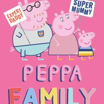 Peppa malac Family Pink polár takaró 100x140cm kép