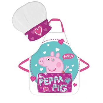 Peppa malac gyerek kötény szett hello kép