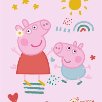 Peppa malac Happy Days polár takaró 100x140cm kép