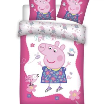 Peppa malac ovis ágyneműhuzat flowers 100x135cm 40x60cm kép