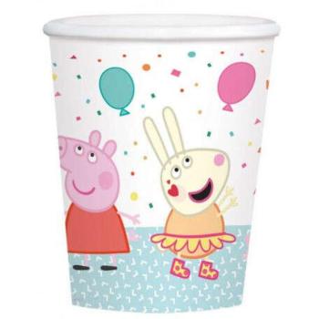 Peppa malac papír pohár 8 db-os 250 ml kép