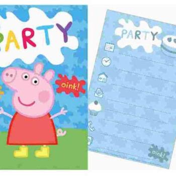 Peppa malac Party Meghívó kép