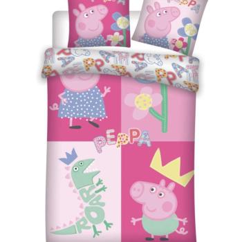 Peppa malac Roar gyerek ágyneműhuzat 100×135cm, 40×60 cm kép