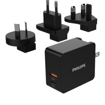 PHILIPS DLP2621T utazási hálózati kettős USB töltő kép